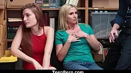 LP officer deters teen burglar with hardcore blowjob and cowgirl!