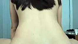 argentinian girlfriend rides cowgirl