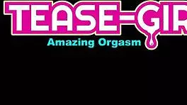 Super sexy brunette student shines in casting interview on sofa