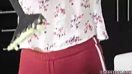 Watch The Cute Teen 18+ Masturbate Before Joining The Hot Blonde In An Anal Threesome!