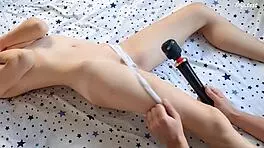 petite skinny milf gets her perfect multiple orgasms!