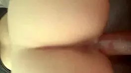 Baby Aurica bends over for huge cock in POV doggy!