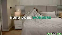 Lovely Teen Blonde Masseur Offers Relaxing Nuru Massage