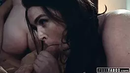 pure taboo stepmom catches teen with step-uncle and joins