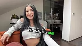 I calmed my stepsister down with my dick after she wasn't hired as cheerleader