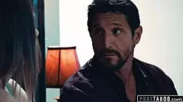 pure taboo stepmom catches teen with step-uncle and joins