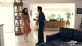 pure taboo stepmom catches teen with step-uncle and joins