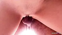 Hey, check this german tourist fucking latina on balcony without condom! 😏