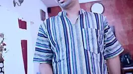 Young indian amateur enjoys missionary creampie with college teacher and stepbrother in bedroom