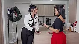 my lesbian landlady forces sex since i can’t pay rent