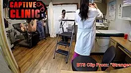 Naked Behind the Scenes with Nova Maverick at Bondageclinic. She’s Bound and Exposed in Strangers in the Night Full Film.