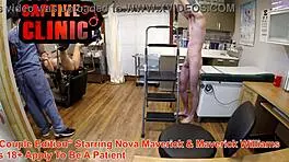 Naked Behind the Scenes with Nova Maverick at Bondageclinic. She’s Bound and Exposed in Strangers in the Night Full Film.