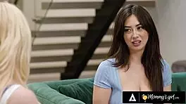 Serene siren and chloe surreal share deep emotions in intimate lesbian encounter