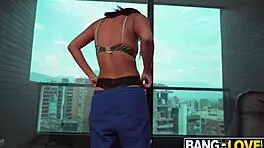 Petite colombian nurse katy gets banged by old man in group blowjob session