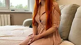 wife cheats with boss in kitchen while husband watches russian amateur conversation