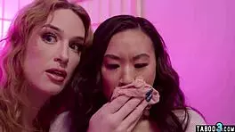 Erica Cherry And Eva Maxim Fuck Petite Asian!