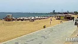 Perfect Tits Caught on Barcelona Nude Beach POV