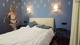 Blonde Hottie Plays Solo with Her Favorite Dildo