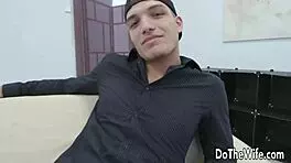 latina deepthroats boyfriend and tries anal for first time in bent over scenes