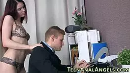 that redhead teen getting analized and facialed 😏