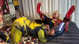 povstepsisters - cute tiny latina stepsister sucks and creampies stepbrother after foot massage