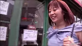 petite japanese teen 18+ picked up, seduced to suck, uh, cum in mouth at car