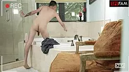 stepsis shocked by stepbros thick cock riding missionary 😲