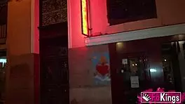 Melanie Dior's night routine sucking dicks in public