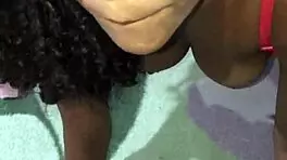 Watch Petite Brunette Struggle With Huge Cock!