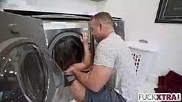 Small Petite 18+ Sweet Girl Always Loses Over Big Dick