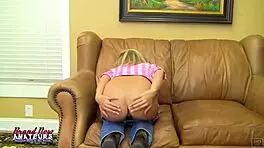 mature blonde savanna fingers her shaved pussy and sucks hard dick