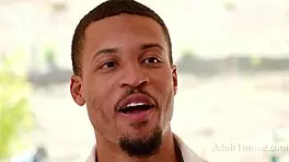 I pound that busty teen's pussy with my big black cock