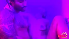 Black guy fucks in shower