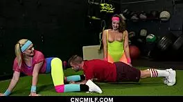 i got the best freeuse gym with milf and teen