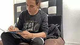 brunette hottie natalie porkman fucks cop in garage to avoid jail time