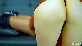 Adorable Asian college girl asks neighbor to ride her big black cock