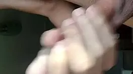 Hot Guy With Big Dick Masturbating Publicly By Window