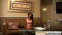 Big Ass African Teen Sphinx Audition With Antonio Benderas