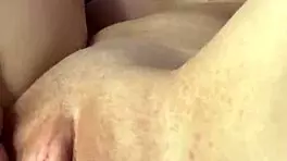 Tall beautiful brunette teen 18+ babe shows pretty pussy up close in solo softcore, ending with cum in mouth