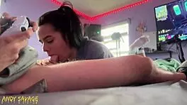 tiny latina girlfriend gets her ass pounded hard by her boyfriend