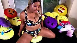 Wow, Pornstar Nina Rivera Loves Playing With Her Toys So Much!