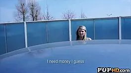 I spied on this hot teen getting fuckd in public, tracy anderson style.