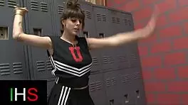 Big black dick slams brunette girl hard in gym sesh! 💪