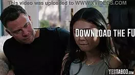 tiny asian teen 18+ dives into kinky bdsm with bestie and her guy