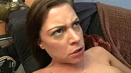 vanessa naughty teases with her tight pussy before getting penetrated by monster cock and gaping