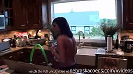 Gorgeous Innocent Teen 18+ Naked In Parents House