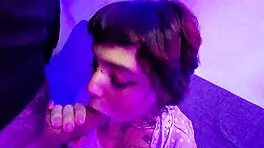 i fucked a lucky guy for the first time and got my mouth filld with cum