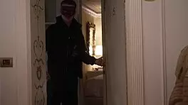 A Strange Masked Guy Lured into Cozy Room for Action