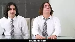 gia dibella couldn’t resist and got hands-on, teaching young 18+ guys with wild asian indian threesome action.