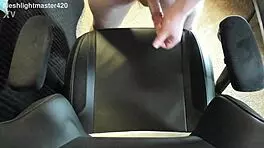 The Perverted Mall Officer Begs Me to Suck His Cock at Work